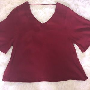 Maroon Top